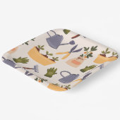 ガーデンツールガーデニング誕生日パーティー ペーパープレート (傾斜あり)