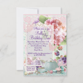 ガーデンティーパーティーの招待状 招待状