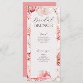 ガーデンティーパーティーブライダルシャワーメニュー メニュー (正面/裏面)