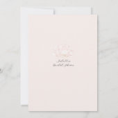 ガーデンティーパーティーブライダルシャワー招待 招待状 (裏面)