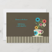 ガーデンティーパーティーブライダルシャワー 招待状 (裏面)