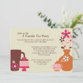 ガーデンティーパーティールンチョン招待状 招待状 (スタンド正面)