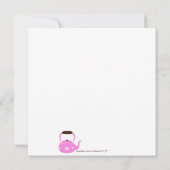 ガーデンティーパーティールンチョン招待状 招待状 (裏面)