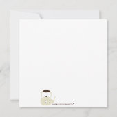 ガーデンティーパーティールンチョン招待状 招待状 (裏面)