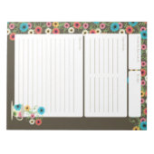 ガーデンティーパーティーレシピページエスプレッソ ノートパッド (正面)