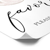 ガーデンティーパーティー好意サイン ポスター (角)