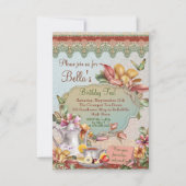 ガーデンティーパーティー招待状 招待状 (正面)