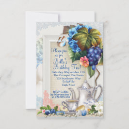 ガーデンティーパーティー招待状 招待状