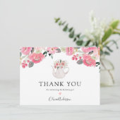 ガーデンティーパーティー誕生日サンキュー サンキューカード (スタンド正面)