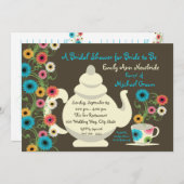 ガーデンティーパーティー ブライダルシャワーとレシピカード (正面/裏面)