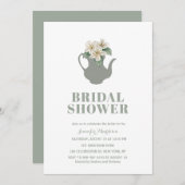 ガーデンティーパーティー ブライダルシャワー 招待状 (正面/裏面)