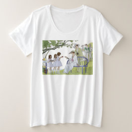 ガーデンティーパーティー プラスサイズTシャツ