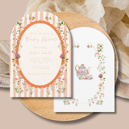 ガーデンティーパーティー　ホイシカルリース　ベイビーシャワー 招待状