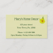 ガーデンティービジネスカード 名刺 (正面)