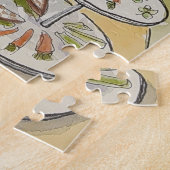 ガーデンティーヘア ジグソーパズル (側面)