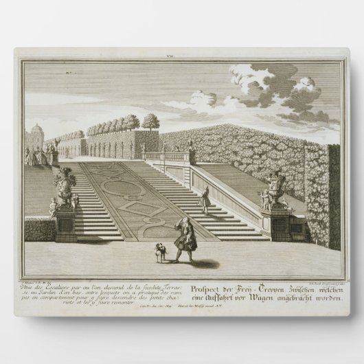 ガーデンテラス、ベルヴェデーレパレス、ヴィーへのステップ フォトプラーク (正面)