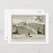 ガーデンテラス、ベルヴェデーレパレス、ヴィーへのステップ ポストカード (正面/裏面)