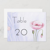 ガーデンテーブル番号はがき ポストカード (正面/裏面)