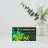 ガーデンデイジーランドスケ気にープローン 名刺 (スタンド正面)