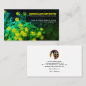 ガーデンデイジーランドスケ気にープローン 名刺 (正面/裏面)