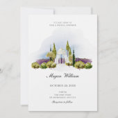 ガーデンデコレーションブライダルシャワー 招待状 (正面)