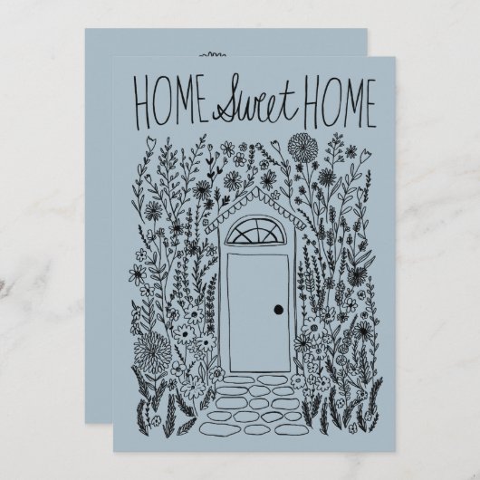 ガーデンドアの新しいアドレスの移動発表 案内状 (正面/裏面)