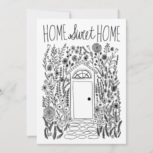 ガーデンドアの新しいアドレスの移動発表 案内状 (正面)