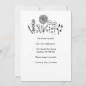 ガーデンドアの新しいアドレスの移動発表 案内状 (裏面)