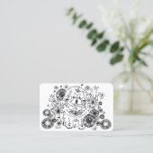 ガーデンドールチョー名刺カスタマイズ- 名刺 (スタンド正面)