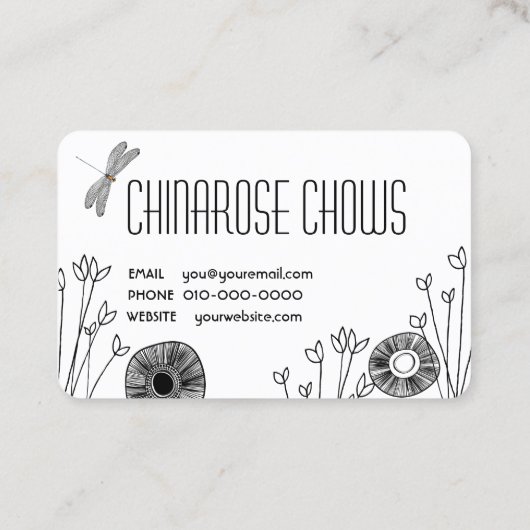 ガーデンドールチョー名刺カスタマイズ- 名刺 (裏面)