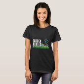 ガーデンニンジャ ガーデニング 庭 Tシャツ (正面フル)