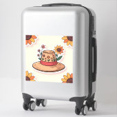 ガーデンハットサンフラワーズデカール シール (スーツケース)