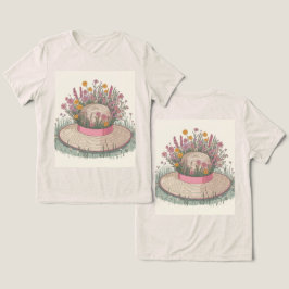 ガーデンハットフラワークリーム トライブレンドＴシャツ
