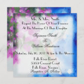 ガーデンハミングバードエレガントウェディング招待状 招待状 (正面/裏面)