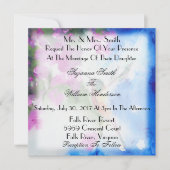 ガーデンハミングバードエレガントウェディング招待状 招待状 (正面)