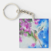 ガーデンハミングバードキーチェーンギフト キーホルダー (正面)