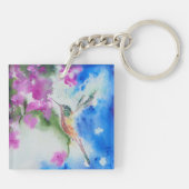 ガーデンハミングバードキーチェーンギフト キーホルダー (裏面)