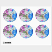 ガーデンハミングバ結婚ードズ住所 シール (シート)