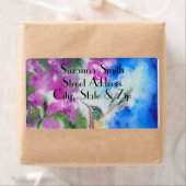 ガーデンハミングバ結婚ードズ差出人住所ラベル ラベル (インサイチュ)