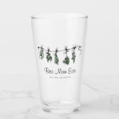 ガーデンハーブのセージのバジルタイムのディル最高のマママ今まで タンブラーグラス (正面)