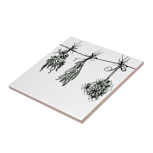 ガーデンハーブ タイル (側面)