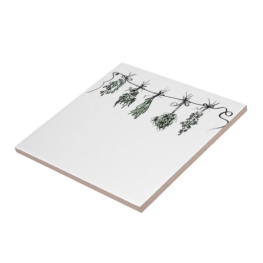 ガーデンハーブ タイル (側面)