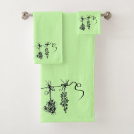 ガーデンハーブ バスタオルセット