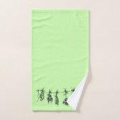 ガーデンハーブ バスタオルセット (ハンドタオル)