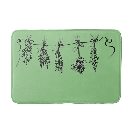 ガーデンハーブ バスマット (正面)