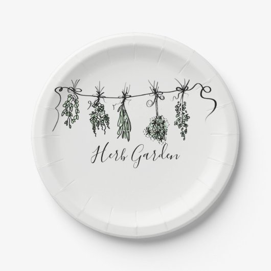 ガーデンハーブ ペーパープレート (正面)