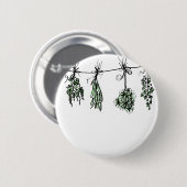ガーデンハーブ 缶バッジ (正面&裏面)