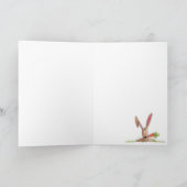 ガーデンバニー – グリーティングカード (内部)