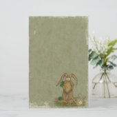 ガーデンバニー – 文房具 – 線なし 便箋 (スタンド正面)