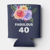 ガーデンバラウォーターカラーフラワーズファブラス40 缶クーラー (裏面)